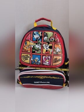 Disney Cruise Line Kids Backpack Mickey Minnie Donald Goofy Nautical